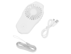 Ventilador USB portátil con cable para uso en exteriores, carga rápida.