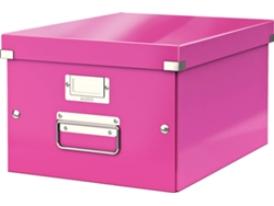 Caja LEITZ Click & Store (Rosa - 28x20cm - A4 - 16.7 L - Polipropileno)