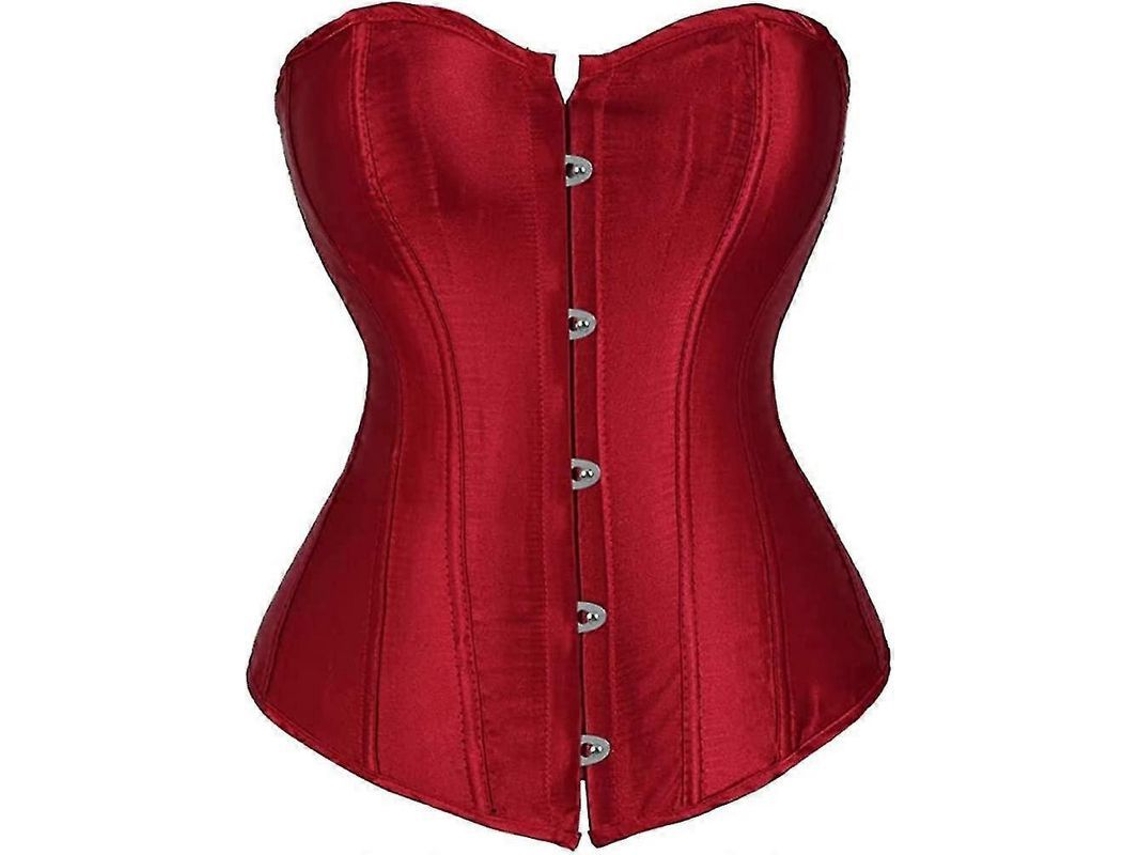 Sujetador Gótico De Seda De Talla Grande Con Hilos De Satén Y Varillas Para Faja Moldeadora Femenina.