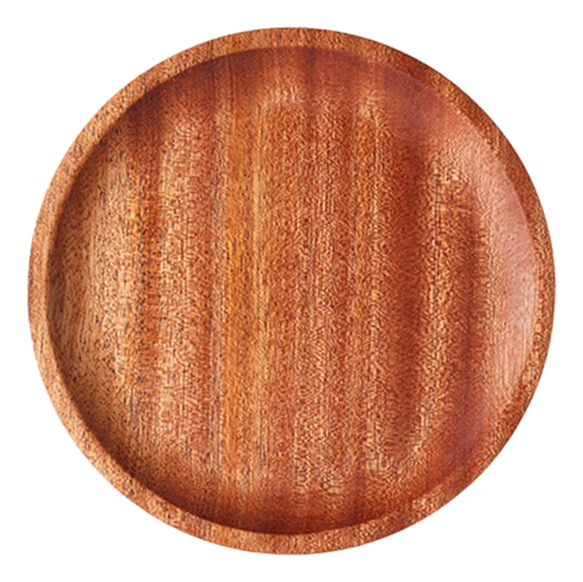 Bandeja de madera para servir ensaladas 15 cm x 15 cm x 1,5 cm slowmoose