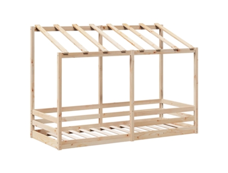 Cama Para Niños VIDAXL Marrón Madera (90x190 cm)
