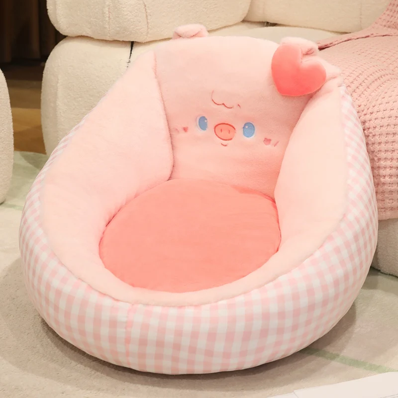 (cerdito 55 Cm) Almohada Para Colchón/sofá De Estilo Japonés Con Estampado De Animales Para Adultos