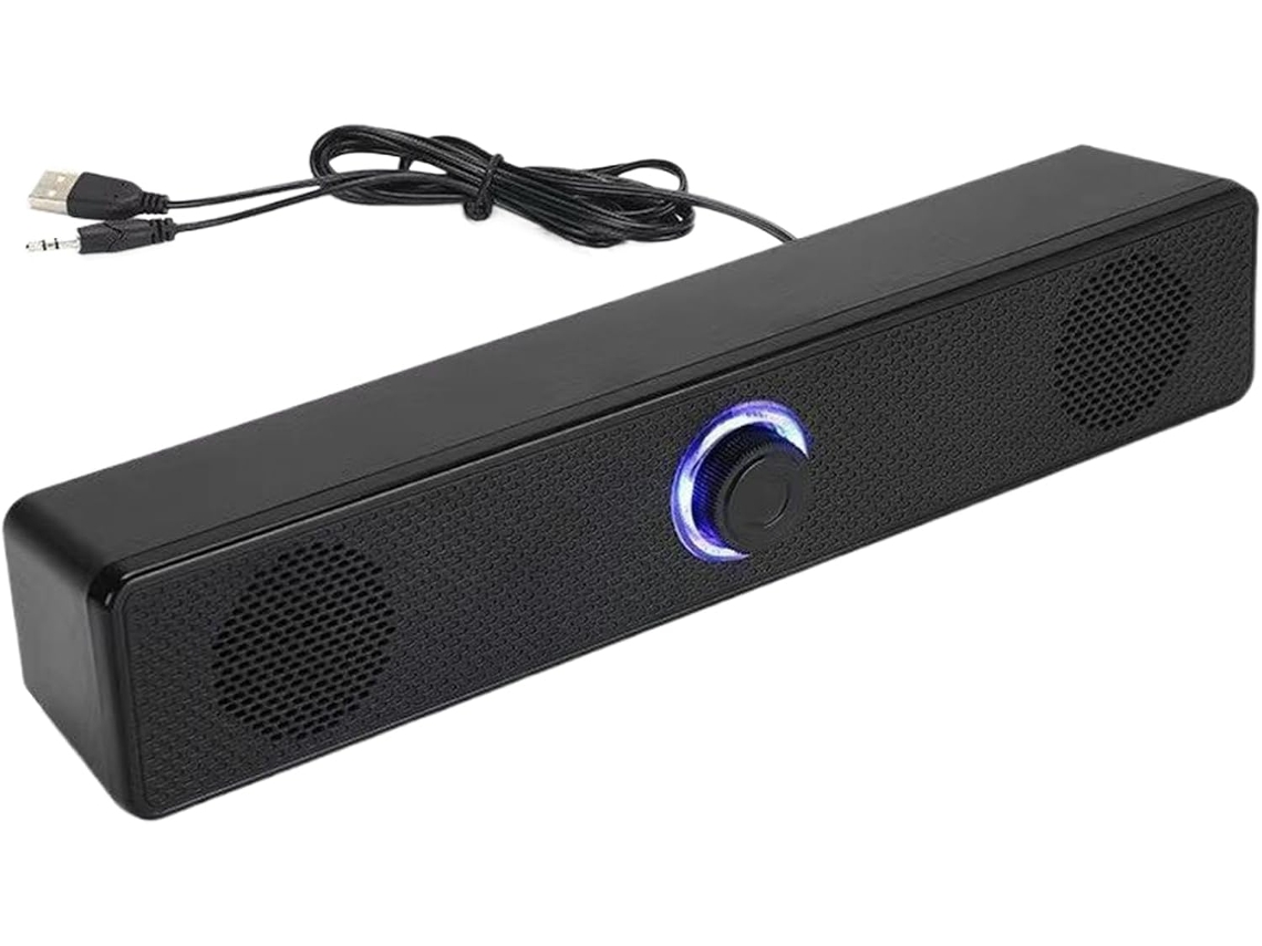Barra De Sonido Con Cable, Reproductor, Altavoz De Graves Para Aficionados, Ideal Para Apartamentos, Cine En Casa, Sala De Estar Y Dormitorio.