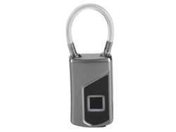 Candado con sensor de huellas dactilares, resistente al agua IP66, sin llave, recargable por USB, seguro para puertas (sin marca).