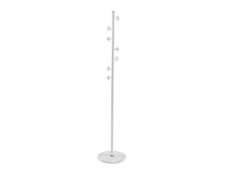 Perchero de Pie VERSA Loom (Blanco - Metal)