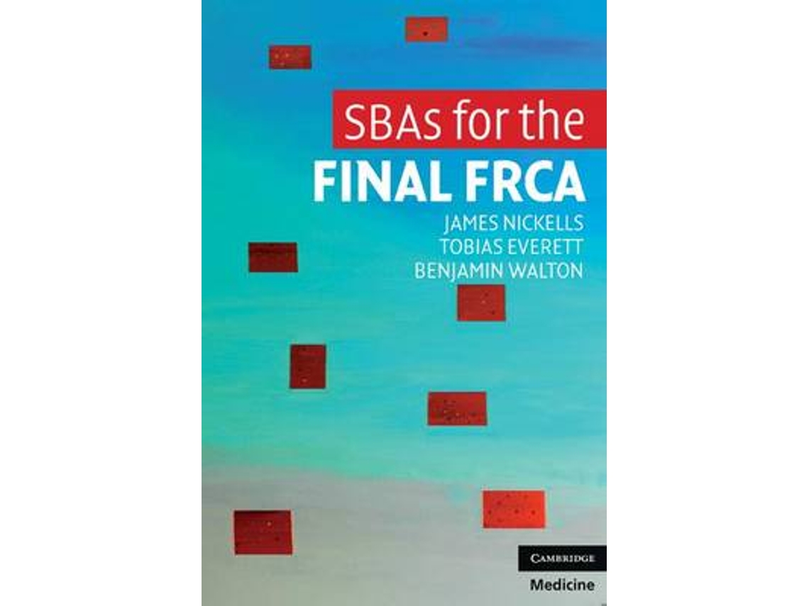 Libro SBAs for the Final FRCA (Inglés)