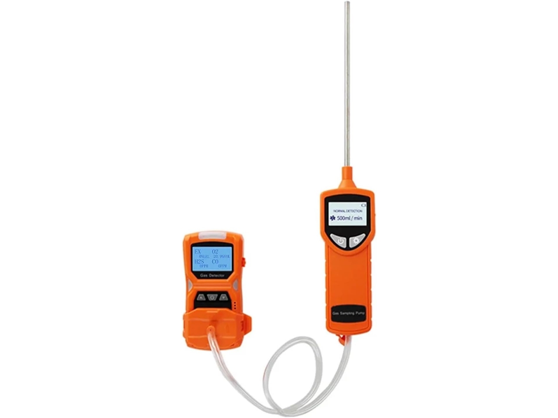 Detector Multigás 4 En 1, Medidor De Gas Para O2, H2s, Co2, Fugas De Oxígeno Líquido Y Sulfuro De Hidrógeno.