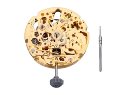 Reparación de piezas de mecanismo de reloj hueco 8n40 dorado, 4,5 bits/segundos