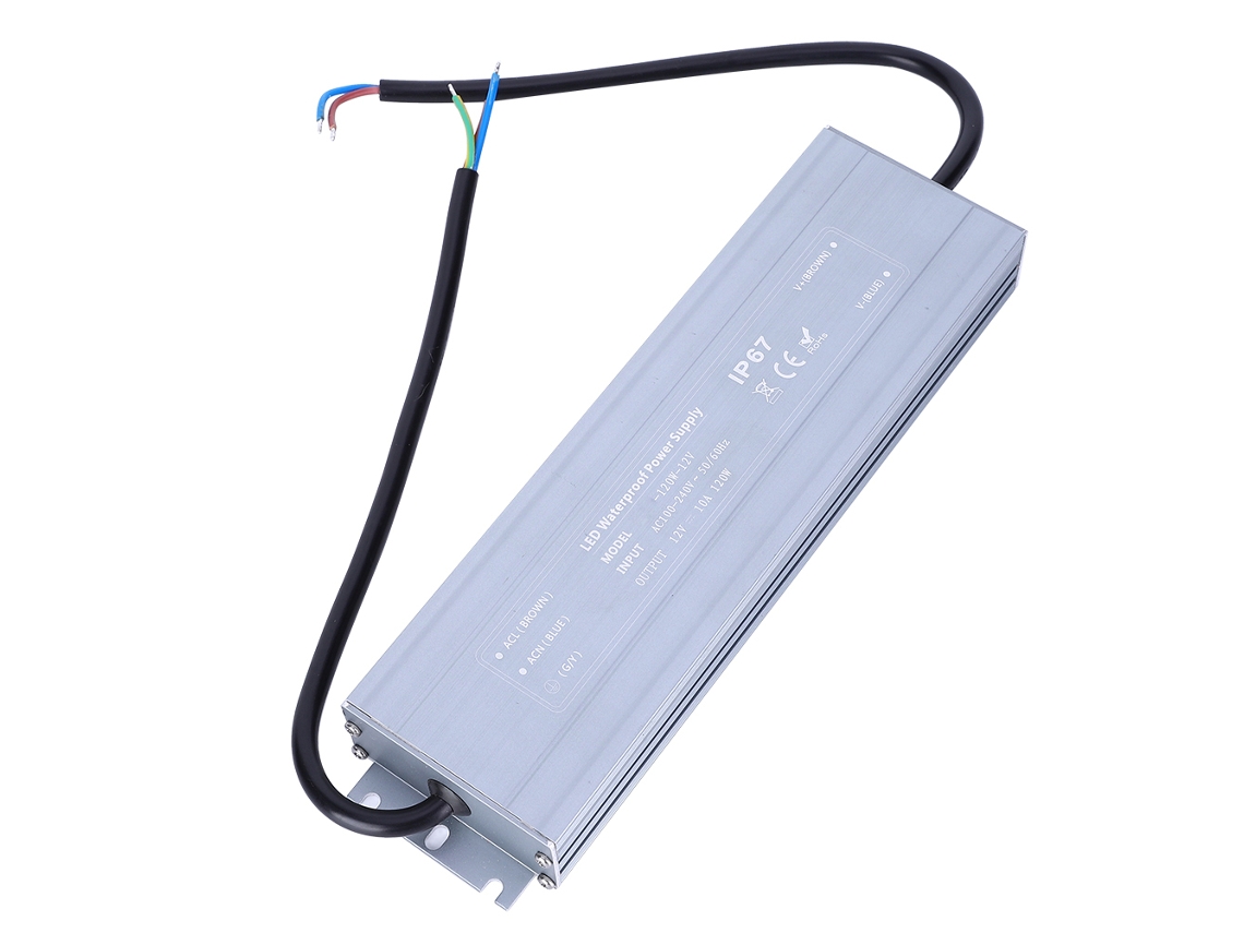 Fuente De Alimentación Conmutada Ultradelgada E Impermeable Hruw-120w-12v 100-240vac Accesorio Eléctrico Industrial