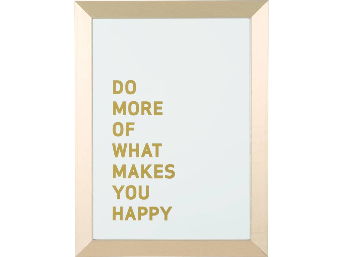 Pizarra BI-OFFICE Kamashi Gold con Frase (45x60 cm - Magnético: Sí)