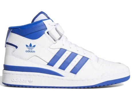 Zapatillas de Hombre ADIDAS ORIGINALS De Media Caña Forum Blanco (Talla: 43,3333333333333)