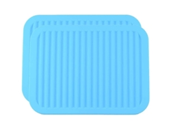 2026-tapete De Mesa De Silicona Impermeable Antideslizante Protector De Calor Para Ollas Y Sartenes En Cocina Azul