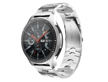 Correa de reloj inteligente para Garmin Venu 2 / Forerunner 265 / 255 22 mm Universal Acero inoxidable (Plata)