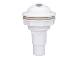 Conector de chorro de retorno completo para adaptador de suelo de piscina, 1 pulgada