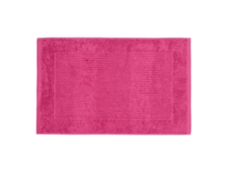 Homescapes Imperial Plain Cotton Raspberry Bath Mat