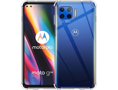 Carcasa Motorola Moto G 5G Plus TUMUNDOSMARTPHONE Antigolpes Transparente