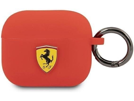 Carcasa Apple FERRARI Airpods 3 Silicona Trasera Rojo