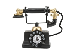 Modelo De Teléfono Antiguo Retro Decorativo De Resina Para El Hogar, Tienda, Bar, Cafetería, Estudio Y Escritorio.