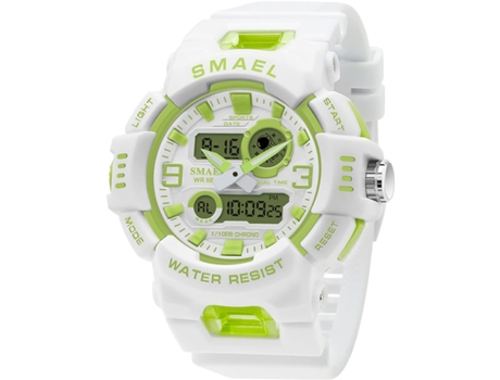 VEANXIN Relojes digitales LED Reloj de pulsera impermeable para mujer hasta 50 m-Verde