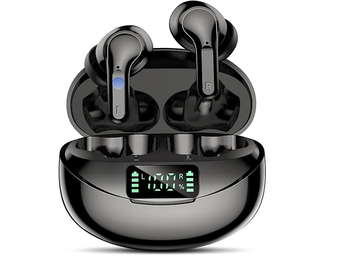Auriculares Sin Controles Táctiles Carga Rápida Agua Horas YEMAESRE Negros