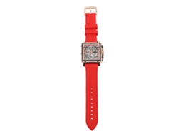 Reloj Cronógrafo De Cuarzo Para Hombre, Estilo Casual, Color Rojo