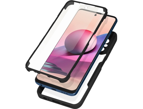 Carcasa Xiaomi Redmi Note 10s AVIZAR Protección de 360°. Negro