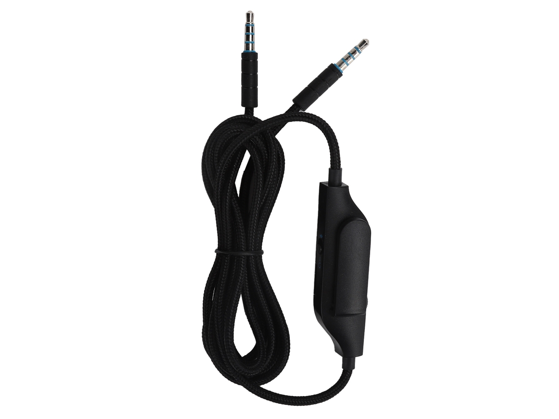 Cable De Audio De 3,5 Mm Macho A Macho Para Auriculares Logitech G633 G930 Con Control De Volumen, 1,7 M