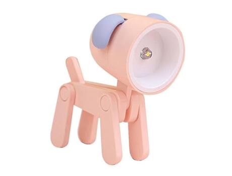 Mini luz de mesa de perro lindo escritorio de dibujos animados plegable lámpara de noche Led decoración de soporte de teléfono creativo MLJSH