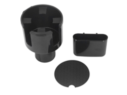 Portavasos Para Coche Con Soporte Para Teléfono Móvil, Gran Capacidad, Multifuncional, Abs