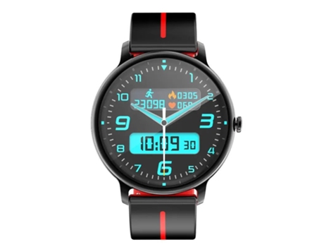 Smartwatch, pantalla de 1,43 pulgadas, 8 aplicaciones de salud, adecuado para hombres y mujeres, negro CHRONUS