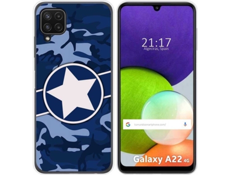 Carcasa Samsung Galaxy A22 4G / M22 TUMUNDOSMARTPHONE Camuflaje 03 Multicolor