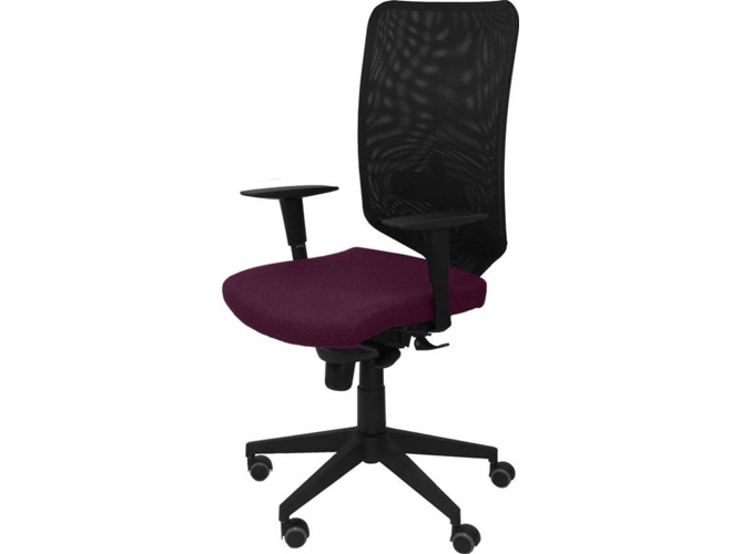 Silla de Escritorio Operativa PYC Ossa N Morado con ruedas antiarañazos (Brazos Ajustables - Malla)