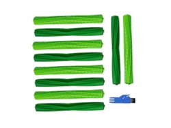Cepillos de goma multisuperficie dobles, cepillo giratorio para robot aspirador S9/S9+ Plus 9150 9550