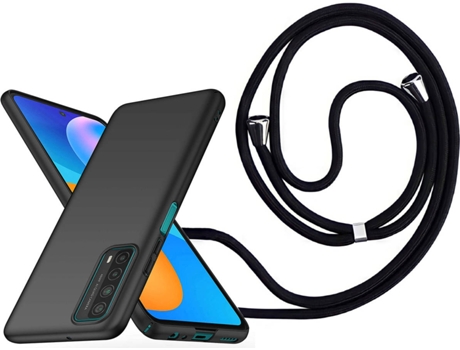 Funda Oppo Find X3 Lite Turtleshell Rígida con Collar Negro