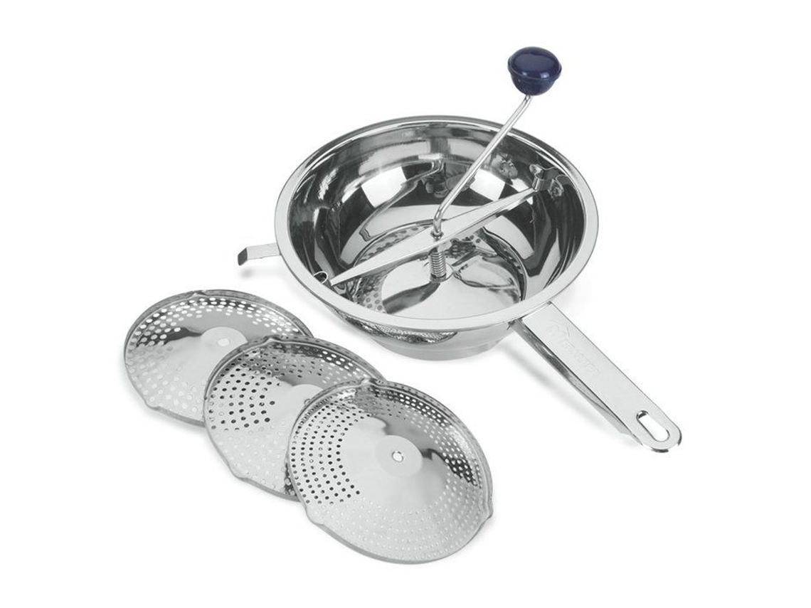 Prensador de patatas de acero inoxidable Metaltex 25222410080, 3 rejillas, 1 año de garantía