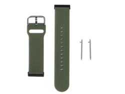 Reloj inteligente Suunto 7 con correa de silicona ajustable, verde oliva