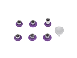 Stick De Polegar Intercambiável Borracha E Aço Inoxidável Para Controle Elite Série 2 Roxo