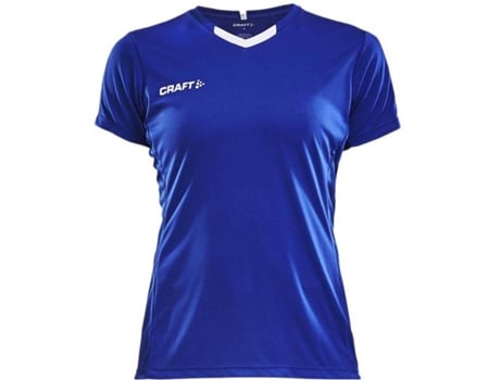 Camiseta de Mujer para Fútbol CRAFT Progress Contrast Azul (XS)