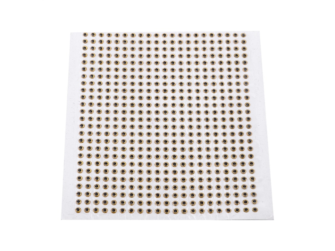 Ojos de epoxi 3D Danu26 500 duraderos para manualidades de pesca, señuelos artificiales, dorado, 4 mm