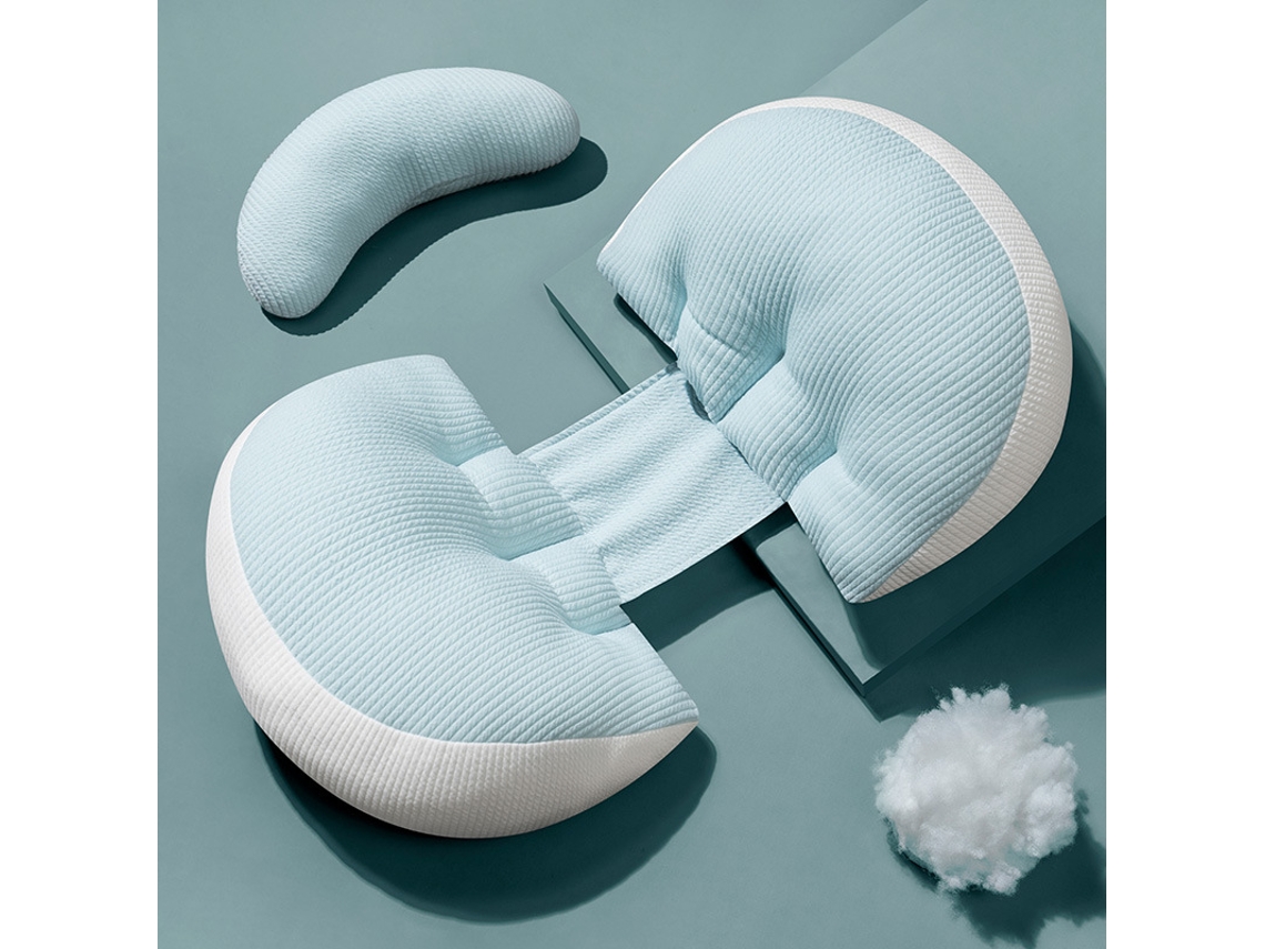 Almohada De Embarazo Henten Home De Espuma Viscoelástica Para Dormir De Lado (azul)