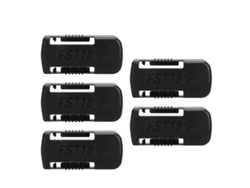 Estuche portapilas de 5 piezas para batería Festool de 18 V