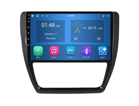 Autoradio 4GB RAM64GB ROM ROVERONE para Volkswagen Jetta 6 2011 - 2018 CarPlay Android Coche Radio Bluetooth Navegación