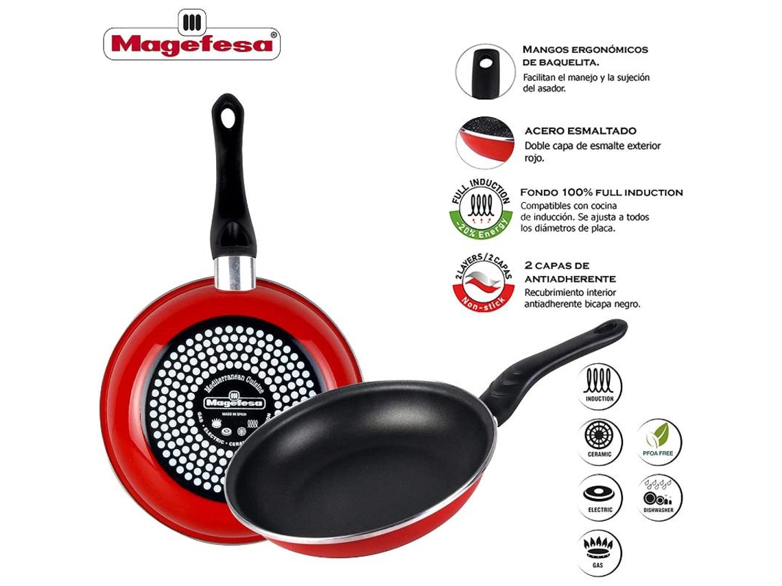 Magefesa praga sarten piedra 22 acero esmaltado   01114633