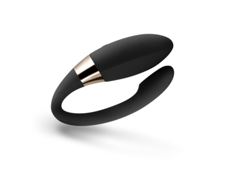 Vibrador LELO Noa Práctico Masajeador Personal para Parejas Negro