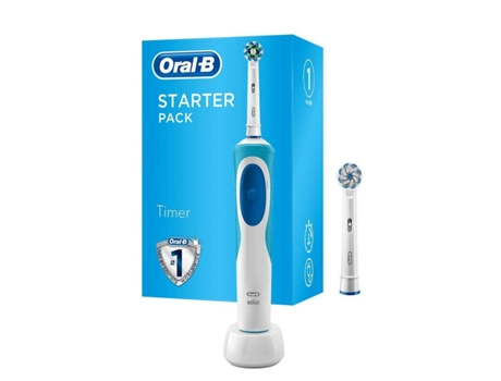 Cepillo de Dientes Eléctrico BRAUN Oral-B Vitality CROSSACTION SENSITIV STARTER Oscilante