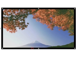 Pantalla De Proyección De 100 Pulgadas, Formato 16:9, Sencilla, Portátil, Transparente, Súper Delgada, Con