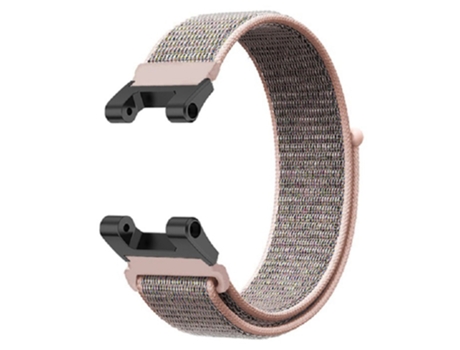 Correa de nailon ajustable flexible para Huami Amazfit T-Rex/T-Rex Pro/Ares - color rosa pálido