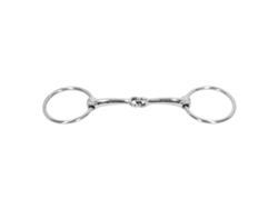 Bocado De Caballo De Acero Inoxidable Con Anillo Anti-mordida De 125 Mm