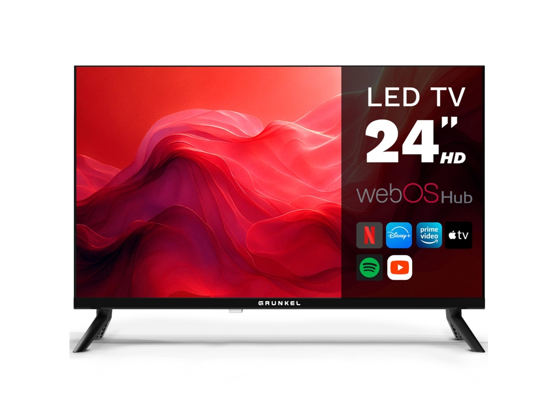 Televisor LED inteligente de 24 pulgadas con sistema WebOS GRUNKEL