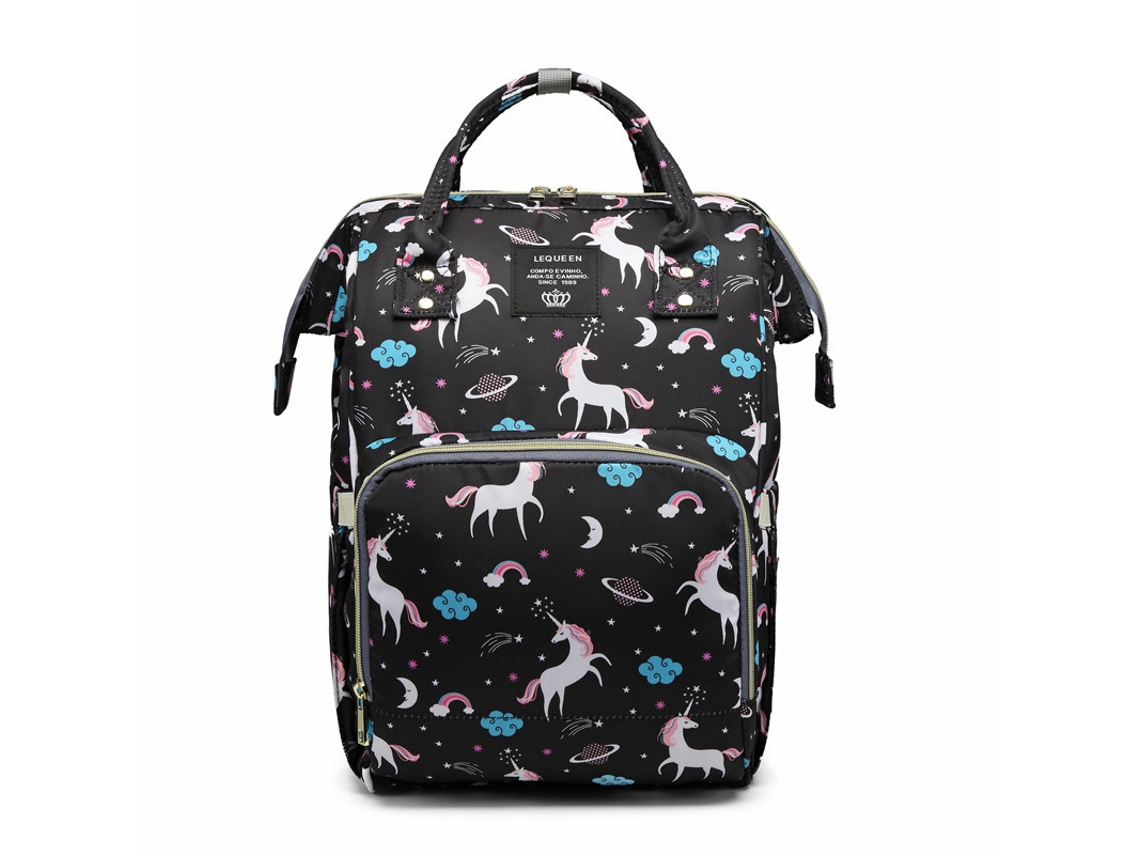 Mochila De Maternidad Czhhmart Moderna Y Práctica Para Paseos Preto